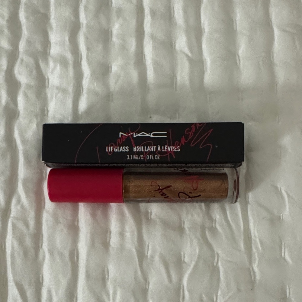 NIB MAC Lip Glass in Viva Glam Taraji P. Henson 2 (Gold / Bronze) - Picture 3 of 8